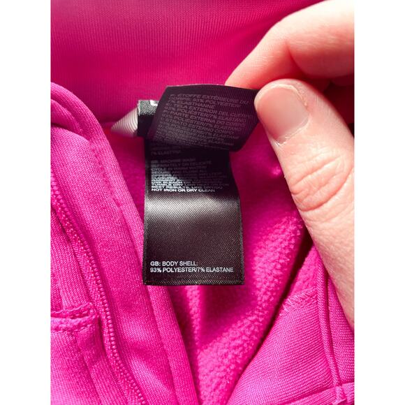 Women's North Face Pink Quarter Zip Sweater Size Small - Picture 4 of 8